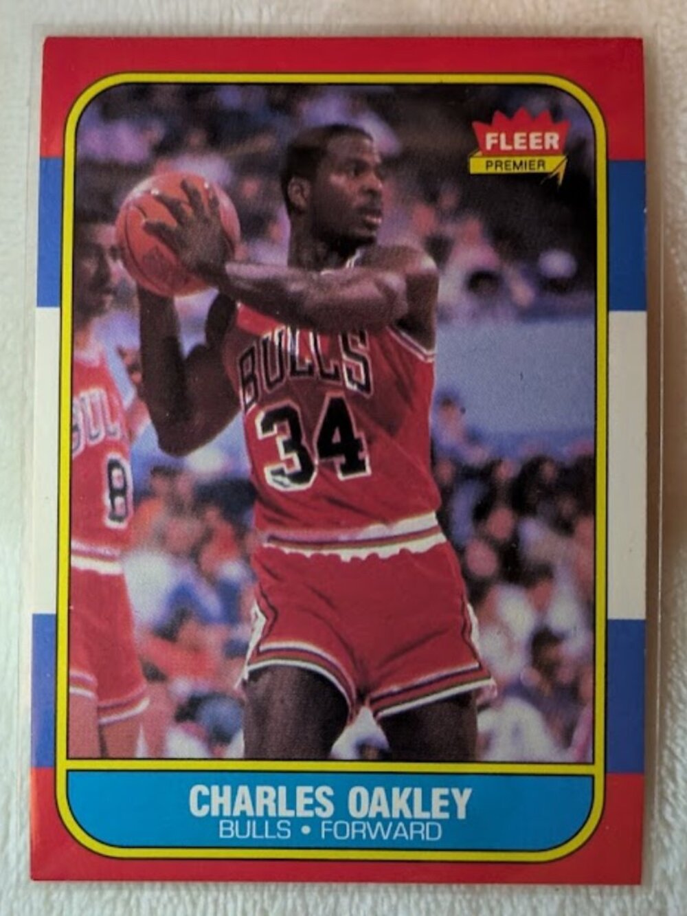 1986 Fleer CHARLES OAKLEY #81